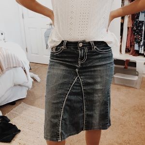Jean skirt